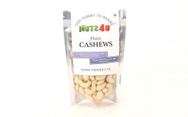 Nuts4U Plain Cashews   Pack  200 grams